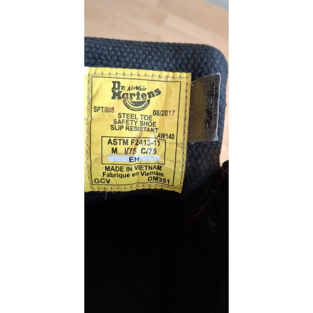 Dr. Martens AirWair Ironbridge Steel Toe Industrial Brown Boots Men's 8 READ